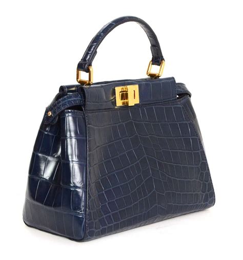 fendi croc tail bag|fendi peekaboo mini sale.